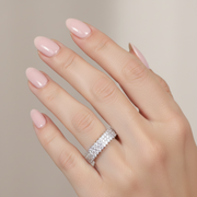 Eternal Premium 925 Sterling Silver Full Eternity Ring